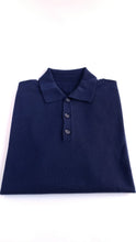 Load image into Gallery viewer, Navy Merino Polo