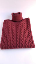 Load image into Gallery viewer, Burnt Orange Cable Turtleneck
