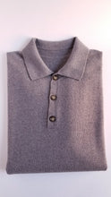 Load image into Gallery viewer, Oatmeal Merino Polo